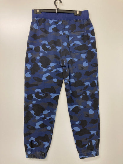 【中古品】【メンズ】 A BATHING APE アベイシングエイプ COLOR CAMO SWEAT JOGGER PANTS 001PTJ301011M カラーカモ スウェットジョガーパンツ ボトムス 153-251119-kk-15-min サイズ：M カラー：ブルー 万代Net店
