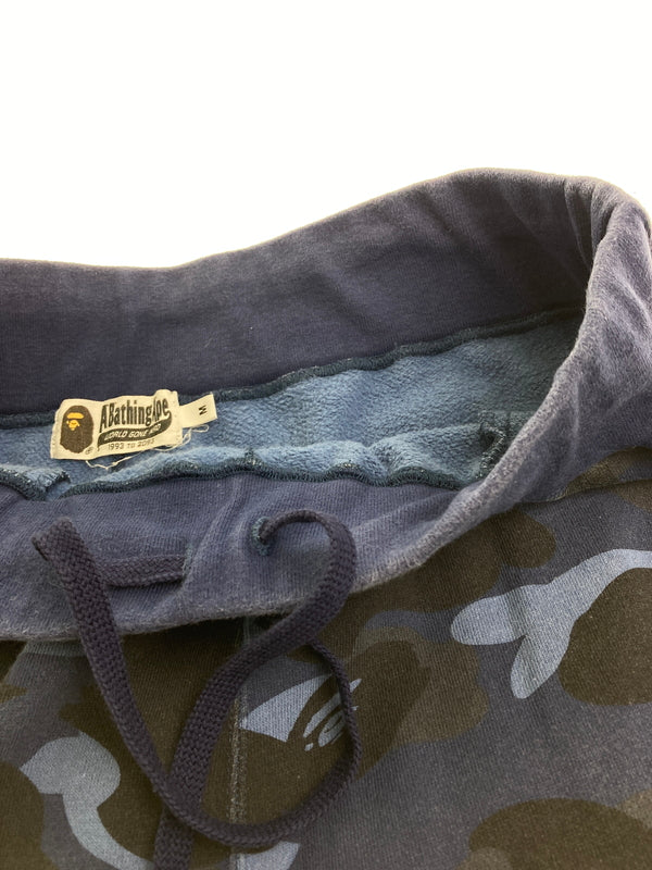 【中古品】【メンズ】 A BATHING APE アベイシングエイプ COLOR CAMO SWEAT JOGGER PANTS 001PTJ301011M カラーカモ スウェットジョガーパンツ ボトムス 153-251119-kk-15-min サイズ：M カラー：ブルー 万代Net店