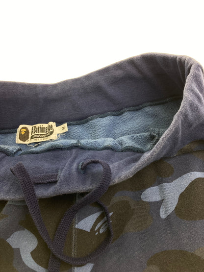 【中古品】【メンズ】 A BATHING APE アベイシングエイプ COLOR CAMO SWEAT JOGGER PANTS 001PTJ301011M カラーカモ スウェットジョガーパンツ ボトムス 153-251119-kk-15-min サイズ：M カラー：ブルー 万代Net店