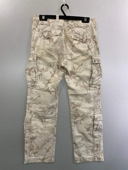【現状渡し品】【メンズ】 DIESEL ディーゼル 00's MULTI POCKET CAMO CARGO PANT マルチポケット カモ カーゴパンツ ボトムス 152-251125-yn-17-min サイズ：30 カラー：ホワイト 万代Net店