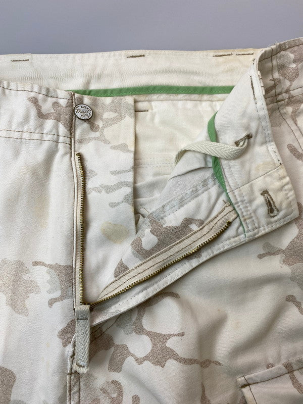 【現状渡し品】【メンズ】 DIESEL ディーゼル 00's MULTI POCKET CAMO CARGO PANT マルチポケット カモ カーゴパンツ ボトムス 152-251125-yn-17-min サイズ：30 カラー：ホワイト 万代Net店