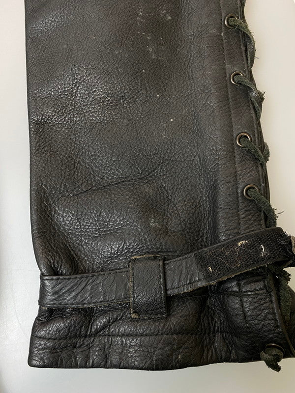 【現状渡し品】【メンズ】 HARRO STREET WEAR LEATHER PANT ハローストリートウェア レザーパンツ ボトムス 157-251125-yn-16-min サイズ：46 カラー：ブラック 万代Net店