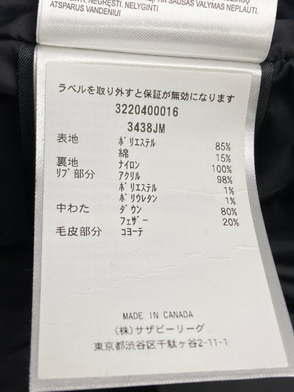 【中古品】【メンズ】 CANADA GOOSE カナダグース JASPER PARKA 3438JM ジャスパー パーカー アウター 141-251125-jt-10-min サイズ：L カラー：ブラック 万代Net店