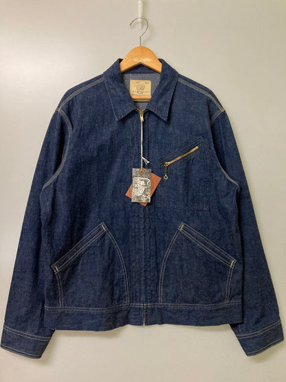 【中古美品】【メンズ】 COLIMBO コリンボ GREAT PLAINS WORK JACKET ZZ-0146 グレイト プレインズ ワーク ジャケット アウター 145-251125-jt-14-min サイズ：XL-R カラー：インディゴ 万代Net店