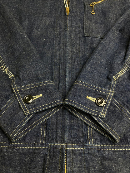 【中古美品】【メンズ】 COLIMBO コリンボ GREAT PLAINS WORK JACKET ZZ-0146 グレイト プレインズ ワーク ジャケット アウター 145-251125-jt-14-min サイズ：XL-R カラー：インディゴ 万代Net店