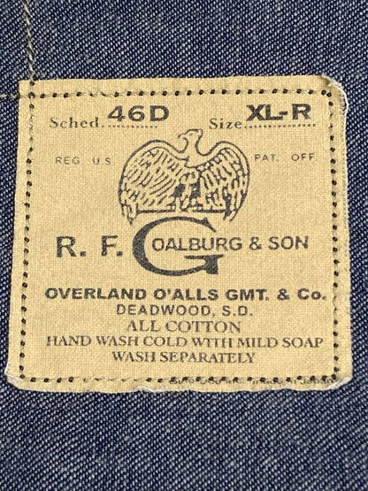 【中古美品】【メンズ】 COLIMBO コリンボ GREAT PLAINS WORK JACKET ZZ-0146 グレイト プレインズ ワーク ジャケット アウター 145-251125-jt-14-min サイズ：XL-R カラー：インディゴ 万代Net店