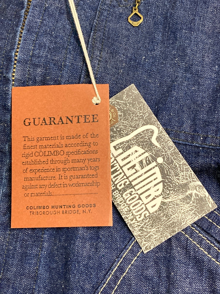 【中古美品】【メンズ】 COLIMBO コリンボ GREAT PLAINS WORK JACKET ZZ-0146 グレイト プレインズ ワーク ジャケット アウター 145-251125-jt-14-min サイズ：XL-R カラー：インディゴ 万代Net店