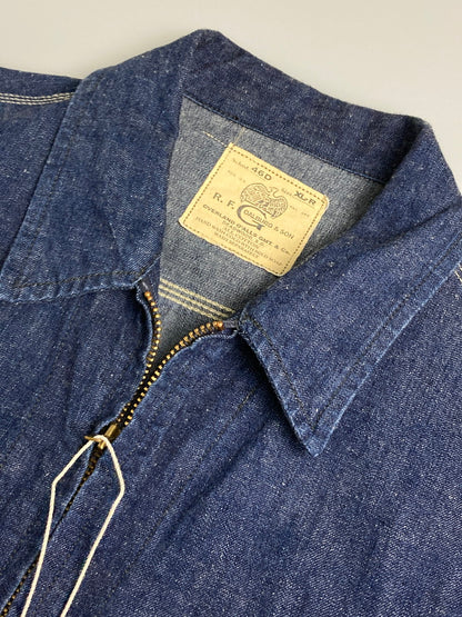 【中古美品】【メンズ】 COLIMBO コリンボ GREAT PLAINS WORK JACKET ZZ-0146 グレイト プレインズ ワーク ジャケット アウター 145-251125-jt-14-min サイズ：XL-R カラー：インディゴ 万代Net店