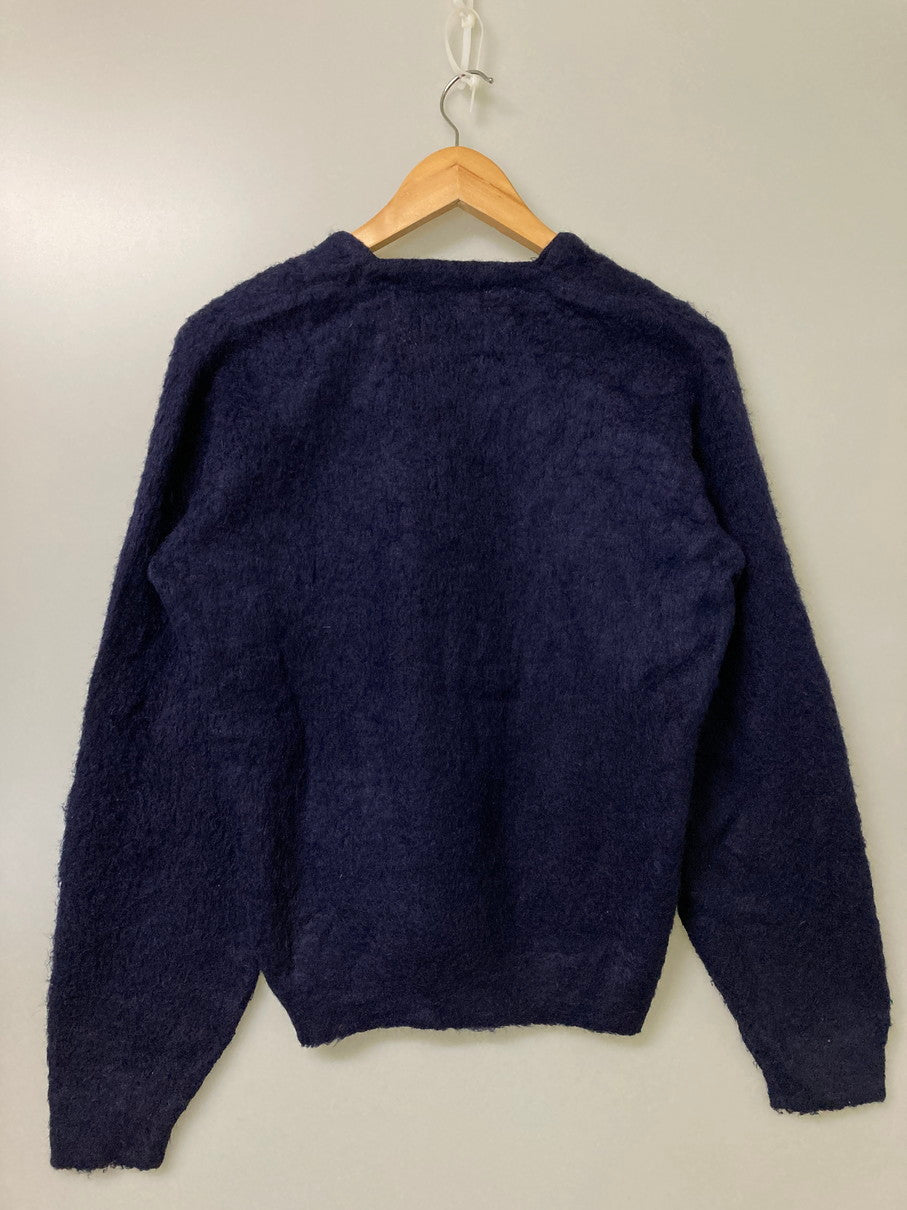 【中古品】【メンズ】 REVERE リヴィア 60S MOHAIR V-NECK KNIT 60年代 モヘア ブイネック ニット トップス 146-251125-jt-13-min サイズ：S カラー：ネイビー 万代Net店
