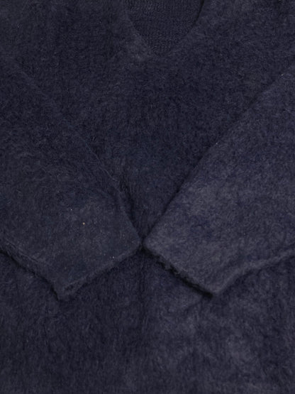 【中古品】【メンズ】 REVERE リヴィア 60S MOHAIR V-NECK KNIT 60年代 モヘア ブイネック ニット トップス 146-251125-jt-13-min サイズ：S カラー：ネイビー 万代Net店