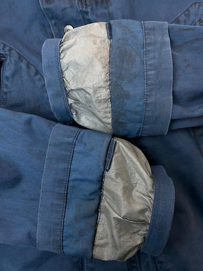 【現状渡し品】【メンズ】 STONE ISLAND ストーンアイランド JACKET NAVY 00S PAUL HARVEY期 ジャケット ヴィンテージ 00年代 ポール・ハーヴェイ期 トレンチコート メンズ アウター 141-251128-em-01-min サイズ：M カラー：ネイビー 万代Net店