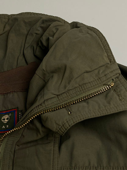 【現状渡し品】【メンズ】 Timberland ティンバーランド 4POCKET JACKET OLIVE 00S GORE-TEX 4ポケット ジャケット メンズ アウター コート 146-251128-em-18-min サイズ：M カラー：ダークオリーブグリーン 万代Net店