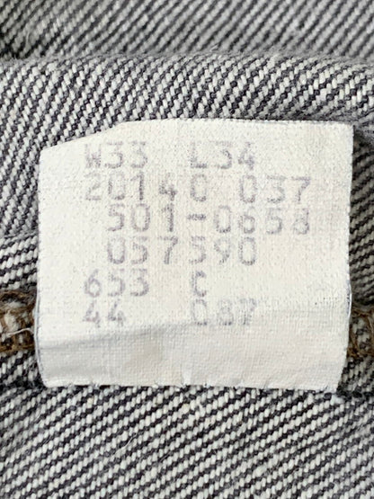 【中古品】【メンズ】 Levi's リーバイス 先染め BLACK DENIM PANT 501-0658 ブラック デニムパンツ ボトムス 157-251126-jt-11-min サイズ：W33 L34 カラー：ブラックインディゴ 万代Net店