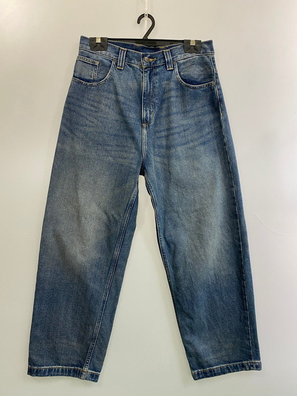 【中古品】【メンズ】 Carhartt カーハート WIP ダブリューアイピー BRANDON PANT I035893.01.4Q.03 ブランドン パンツ メンズ ボトムス ワイドデニムパンツ メンズ ボトムス ジーンズ 153-251124-em-31-min サイズ：s カラー：インディゴブルー 万代Net店
