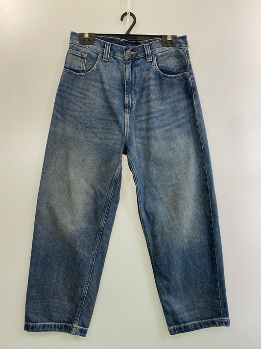 【中古品】【メンズ】 Carhartt カーハート WIP ダブリューアイピー BRANDON PANT I035893.01.4Q.03 ブランドン パンツ メンズ ボトムス ワイドデニムパンツ メンズ ボトムス ジーンズ 153-251124-em-31-min サイズ：s カラー：インディゴブルー 万代Net店