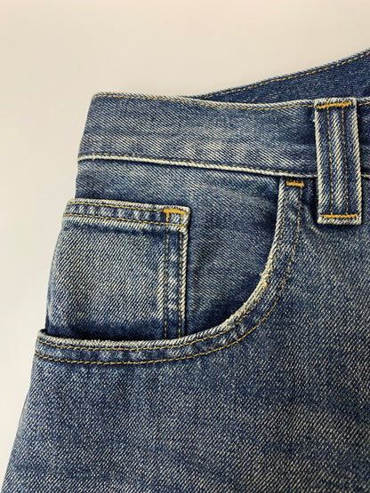 【中古品】【メンズ】 Carhartt カーハート WIP ダブリューアイピー BRANDON PANT I035893.01.4Q.03 ブランドン パンツ メンズ ボトムス ワイドデニムパンツ メンズ ボトムス ジーンズ 153-251124-em-31-min サイズ：s カラー：インディゴブルー 万代Net店