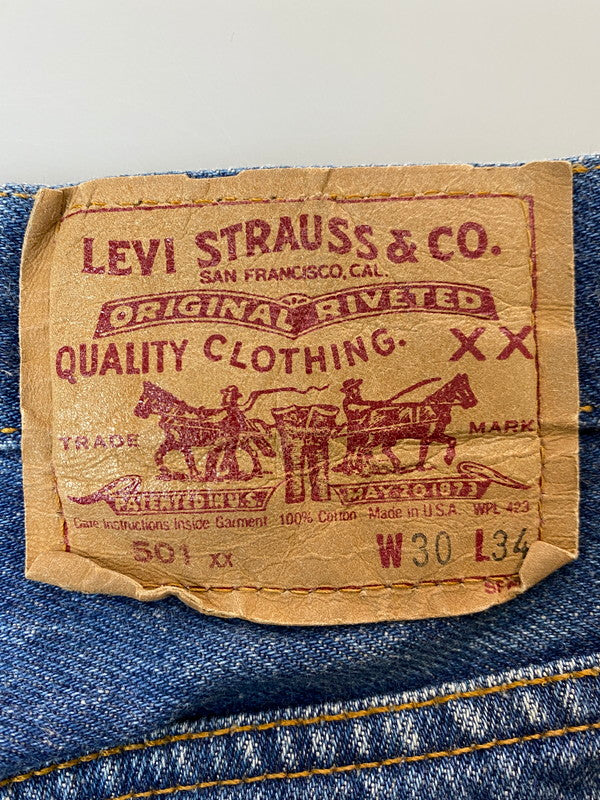 【中古品】【メンズ】 Levi's リーバイス 501-0000 90S 501 DENIM PANT デニムパンツ ボトムス 157-251206-zi-13-min サイズ：W30L34 カラー：インディゴ 万代Net店