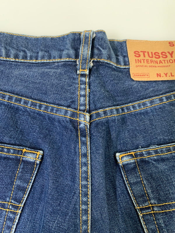 【中古品】【メンズ】 STUSSY ステューシー 90's NYLTLA DENIM PANT 90年代 デニムパンツ ボトムス 157-251125-yn-33-min サイズ：30 カラー：インディゴ 万代Net店
