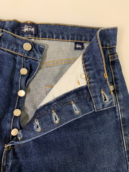 【中古品】【メンズ】 STUSSY ステューシー 90's NYLTLA DENIM PANT 90年代 デニムパンツ ボトムス 157-251125-yn-33-min サイズ：30 カラー：インディゴ 万代Net店
