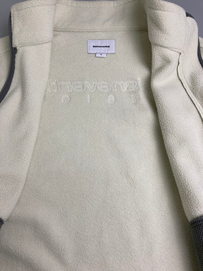 【中古品】【メンズ】 THISISNEVERTHAT ディスイズネバーザット DSN FLEECE JACKET TN20FOW006 フリース ジャケット アウター 142-251125-jt-20-min サイズ：M カラー：ホワイト 万代Net店