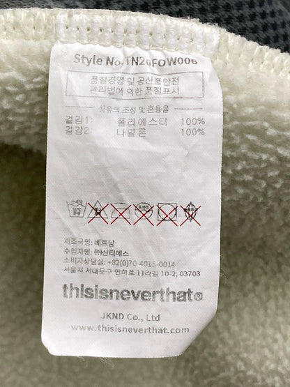 【中古品】【メンズ】 THISISNEVERTHAT ディスイズネバーザット DSN FLEECE JACKET TN20FOW006 フリース ジャケット アウター 142-251125-jt-20-min サイズ：M カラー：ホワイト 万代Net店