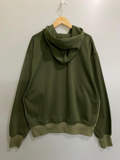 【中古品】【メンズ】 DAIWA PIER39 ダイワピア39 TECH SWEAT HALF ZIP HOODIE BE-51023 テック スウェット ハーフジップフーディー パーカー トップス 140-260709-yn-05-min サイズ：M カラー：オリーブグリーン 万代Net店