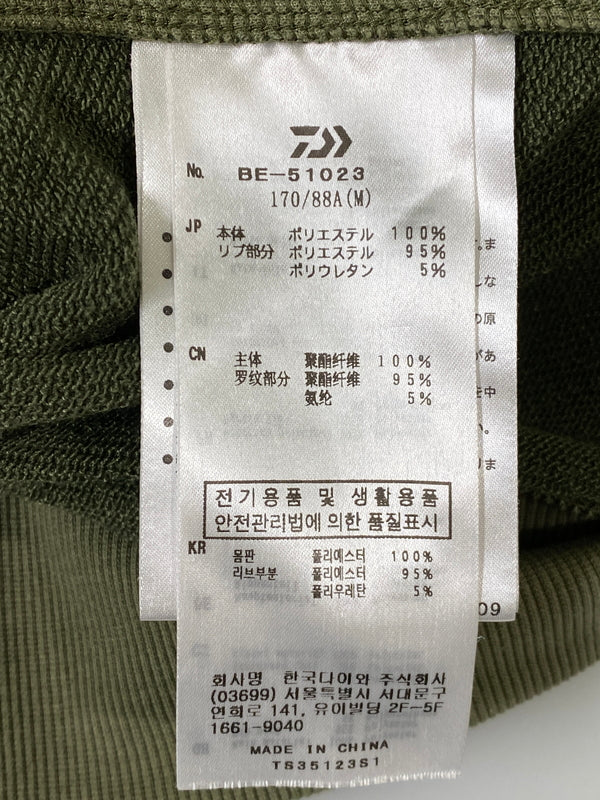 【中古品】【メンズ】 DAIWA PIER39 ダイワピア39 TECH SWEAT HALF ZIP HOODIE BE-51023 テック スウェット ハーフジップフーディー パーカー トップス 140-260709-yn-05-min サイズ：M カラー：オリーブグリーン 万代Net店