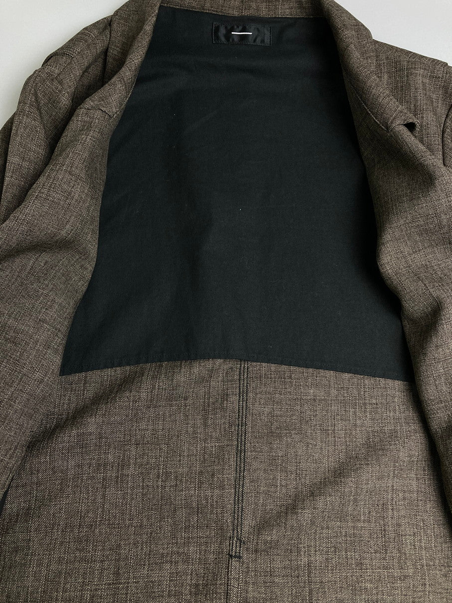 【中古品】【メンズ】 MINUS マイナス SMOKING JACKET スモーキング ジャケット アウター 140-251125-jt-12-min サイズ：OS カラー：ブラウン系 万代Net店