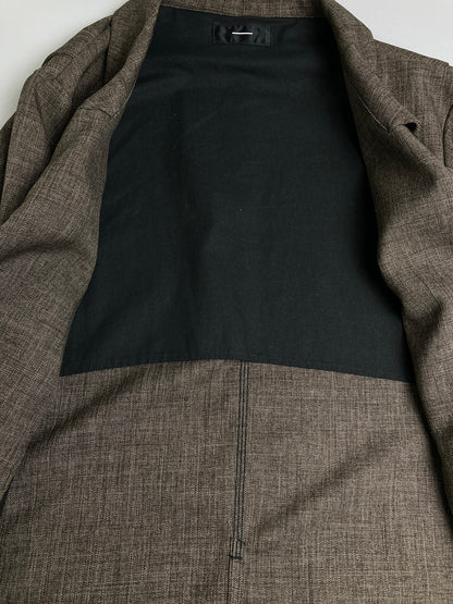 【中古品】【メンズ】 MINUS マイナス SMOKING JACKET スモーキング ジャケット アウター 140-251125-jt-12-min サイズ：OS カラー：ブラウン系 万代Net店