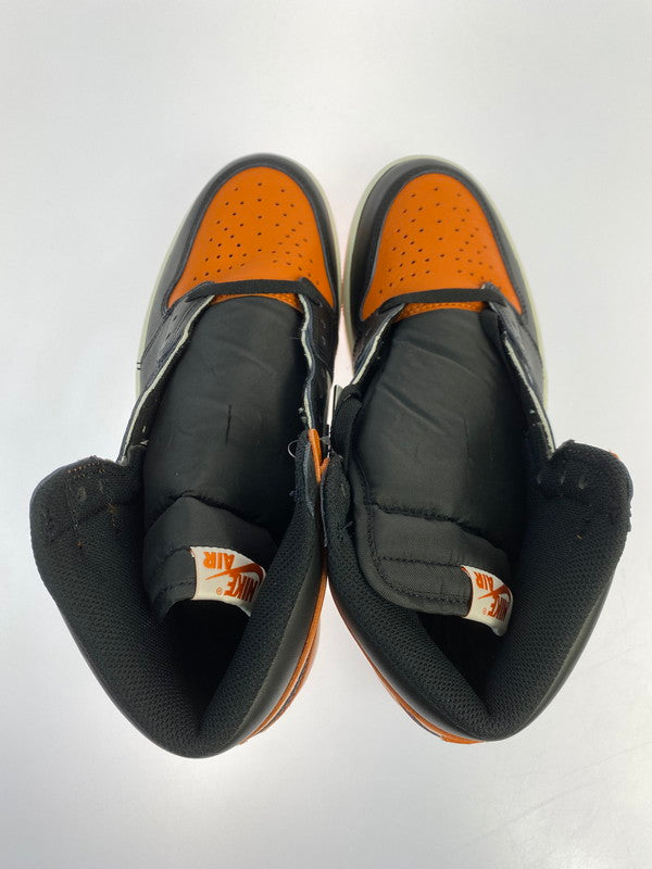 【中古美品】【メンズ】 NIKE ナイキ AIR JORDAN 1 RETRO HIGH OG (2025) DZ5485-008 エアジョーダン1 レトロ ハイ OG シャッタードバックボード 160-251124-em-13-min サイズ：28.0cm カラー：SHATTERED BACKBOARD 2025"BLACK/BLACK-SAIL STARFISH 万代Net店