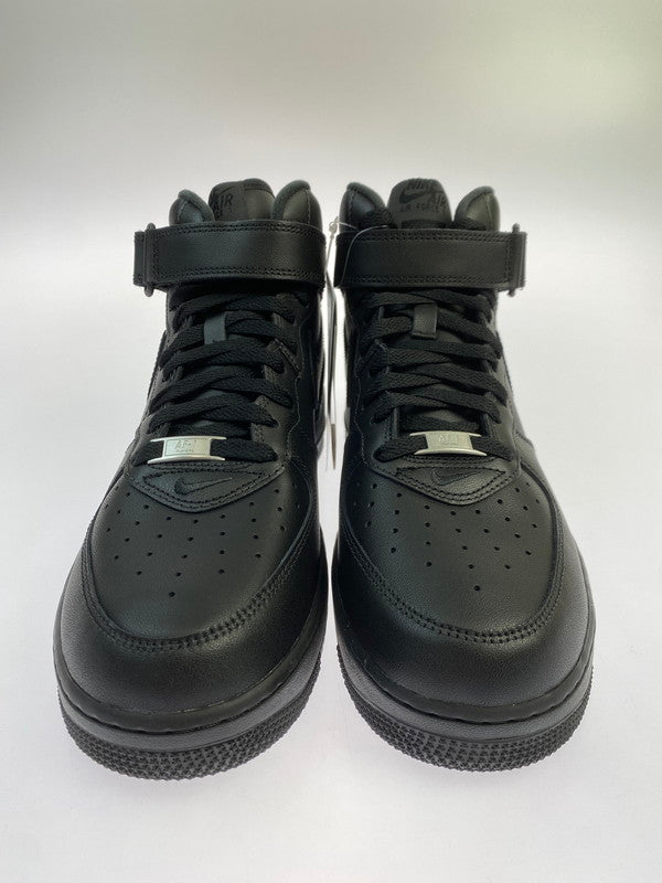 【中古美品】【メンズ】 Supreme シュプリーム × NIKE ナイキ AIR FORCE 1 MID BLACK FW24 FZ8784-001 エアフォース1 ミッド スニーカー メンズ 靴 シューズ 160-251124-em-08-min サイズ：27.5cm カラー：ブラック 万代Net店