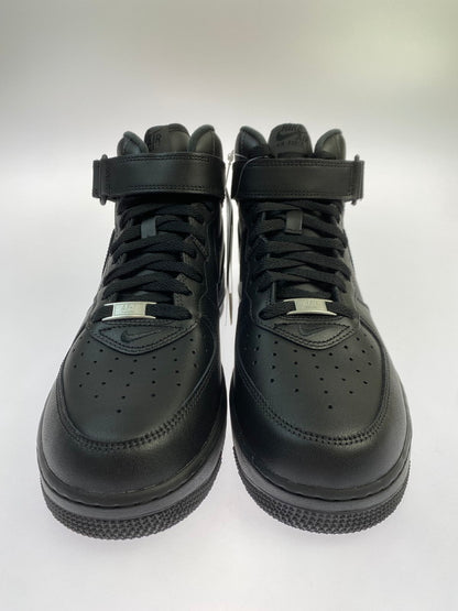 【中古美品】【メンズ】 Supreme シュプリーム × NIKE ナイキ AIR FORCE 1 MID BLACK FW24 FZ8784-001 エアフォース1 ミッド スニーカー メンズ 靴 シューズ 160-251124-em-08-min サイズ：27.5cm カラー：ブラック 万代Net店