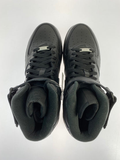 【中古美品】【メンズ】 Supreme シュプリーム × NIKE ナイキ AIR FORCE 1 MID BLACK FW24 FZ8784-001 エアフォース1 ミッド スニーカー メンズ 靴 シューズ 160-251124-em-08-min サイズ：27.5cm カラー：ブラック 万代Net店