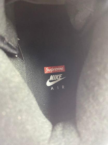 【中古美品】【メンズ】 Supreme シュプリーム × NIKE ナイキ AIR FORCE 1 MID BLACK FW24 FZ8784-001 エアフォース1 ミッド スニーカー メンズ 靴 シューズ 160-251124-em-08-min サイズ：27.5cm カラー：ブラック 万代Net店