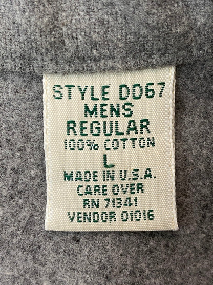 【中古品】【メンズ】 L.L.Bean エルエルビーン DD67 90S CHAMOIS CLOTH SHIRT シャミークロスシャツ 144-260408-zi-11-min サイズ：L カラー：グレー 万代Net店
