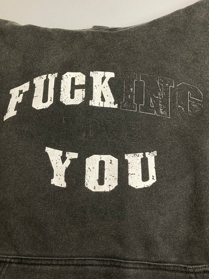 【中古品】【メンズ】 SUPPLIER サプライヤー LOVE YOU HOODIE フーディー メンズ パーカー トップス 142-251128-em-12-min サイズ：L カラー：ダークグレー 万代Net店