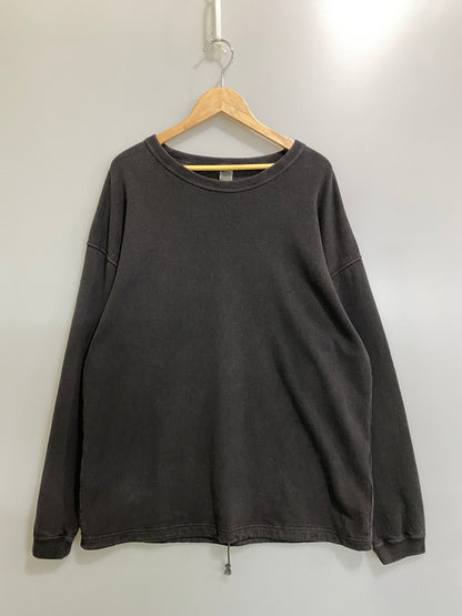 【中古品】【メンズ】 JACKMAN ジャックマン FADED SWEAT HIMO CREW PIGMENT DYE フェイデッド スウェット ヒモ クルー ピグメント ダイ JM7466 メンズ スウェット 145-260702-hu-50-min サイズ：Ｌ カラー：チャコールグレー 万代Net店