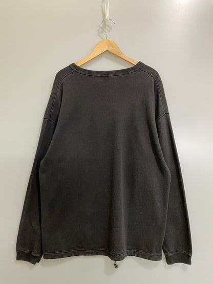 【中古品】【メンズ】 JACKMAN ジャックマン FADED SWEAT HIMO CREW PIGMENT DYE フェイデッド スウェット ヒモ クルー ピグメント ダイ JM7466 メンズ スウェット 145-260702-hu-50-min サイズ：Ｌ カラー：チャコールグレー 万代Net店