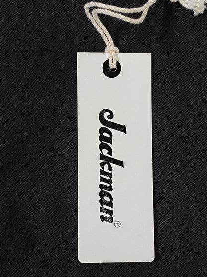【中古品】【メンズ】 JACKMAN ジャックマン FADED SWEAT HIMO CREW PIGMENT DYE フェイデッド スウェット ヒモ クルー ピグメント ダイ JM7466 メンズ スウェット 145-260702-hu-50-min サイズ：Ｌ カラー：チャコールグレー 万代Net店