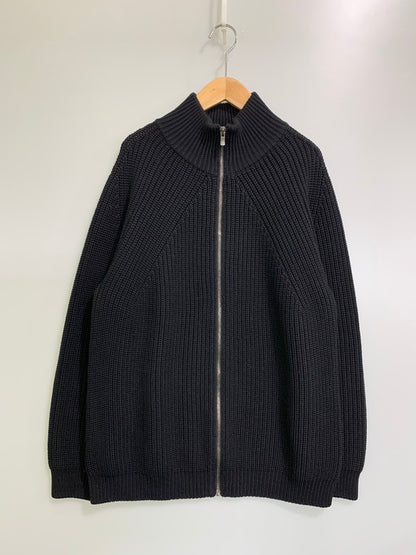 【中古品】【メンズ】 BATONER SIGNATURE DRIVERS SOLIDWOOL KNIT BN-21FM-025 バトナー シグネチャー ドライバーズ ソリッドウール ニット トップス 140-251125-yn-27-min サイズ：3 カラー：ブラック 万代Net店