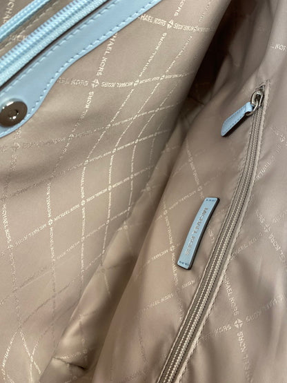 【中古美品】【レディース】 Michael Kors マイケルコース MK SIGNATURE TOTE BAG LIGHT BLUE 35T4S6HT9B MK柄 トートバッグ レディース カバン 180-251130-em-50-min カラー：ライトブルー 万代Net店