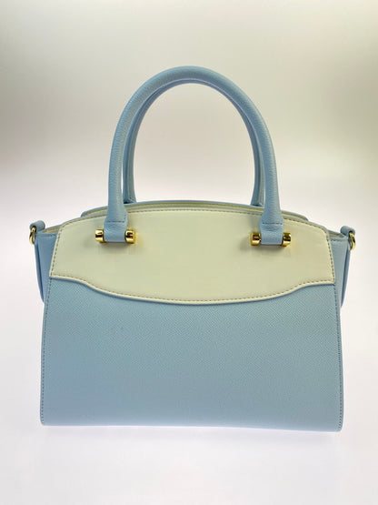 【中古美品】【レディース】 Samantha Vega サマンサベガ FRONT RIBBON SHOULDER BAG LIGHT BULE フロント リボン ショルダー バッグ レディース カバン 188-251130-em-51-min カラー：ライトブルー 万代Net店