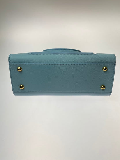 【中古美品】【レディース】 Samantha Vega サマンサベガ FRONT RIBBON SHOULDER BAG LIGHT BULE フロント リボン ショルダー バッグ レディース カバン 188-251130-em-51-min カラー：ライトブルー 万代Net店