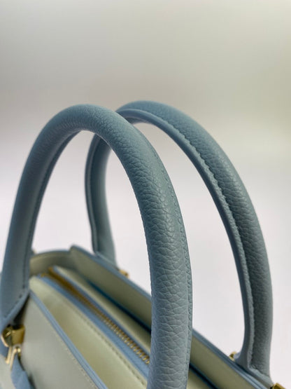 【中古美品】【レディース】 Samantha Vega サマンサベガ FRONT RIBBON SHOULDER BAG LIGHT BULE フロント リボン ショルダー バッグ レディース カバン 188-251130-em-51-min カラー：ライトブルー 万代Net店