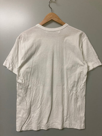 【中古品】【メンズ】 PLAY COMME des GARCONS プレイコムデギャルソン PRINT TEE AX-T242 プリントTシャツ トップス 140-251125-jt-02-min サイズ：M カラー：ホワイト 万代Net店