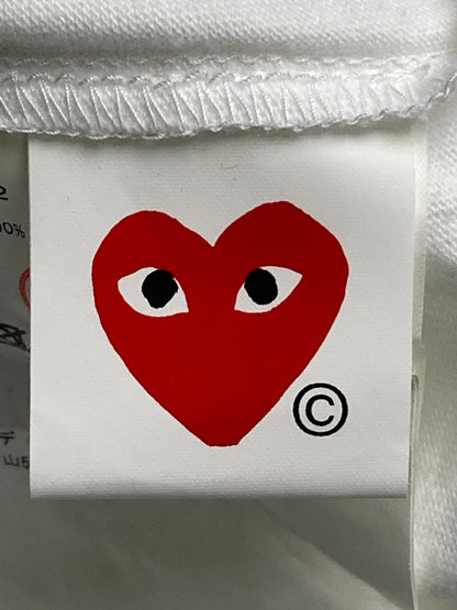 【中古品】【メンズ】 PLAY COMME des GARCONS プレイコムデギャルソン PRINT TEE AX-T242 プリントTシャツ トップス 140-251125-jt-02-min サイズ：M カラー：ホワイト 万代Net店