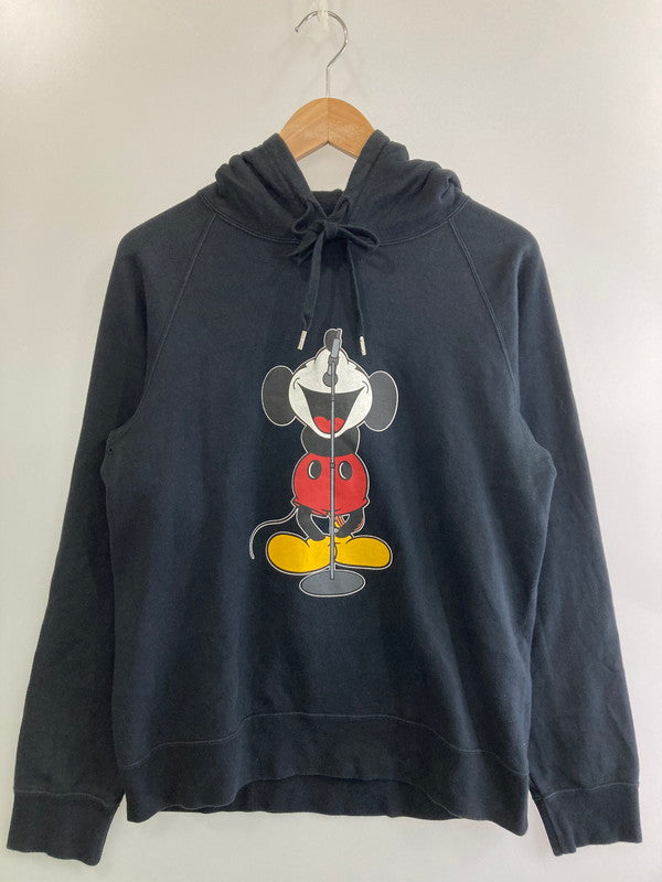 【中古品】【メンズ】 NUMBER(N)INE ナンバーナイン MICKEY MOUSE HOODIE ミッキーマウス フーディ パーカー トップス 140-251125-jt-31-min サイズ：4 カラー：ブラック 万代Net店