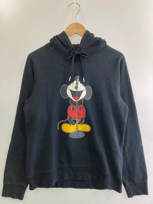 【中古品】【メンズ】 NUMBER(N)INE ナンバーナイン MICKEY MOUSE HOODIE ミッキーマウス フーディ パーカー トップス 140-251125-jt-31-min サイズ：4 カラー：ブラック 万代Net店