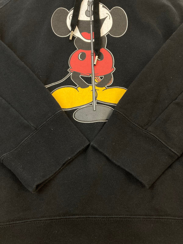 【中古品】【メンズ】 NUMBER(N)INE ナンバーナイン MICKEY MOUSE HOODIE ミッキーマウス フーディ パーカー トップス 140-251125-jt-31-min サイズ：4 カラー：ブラック 万代Net店