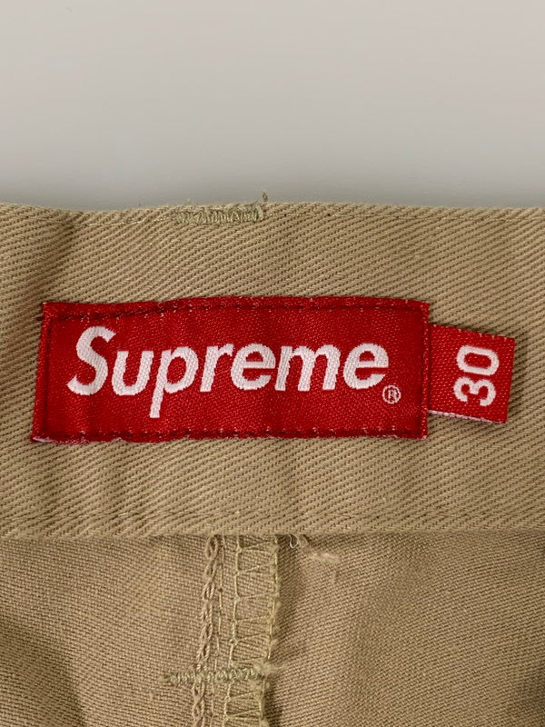 【中古品】【メンズ】 Supreme シュプリーム CHINO WORK PANTS チノワークパンツ ボトムス 149-251209-kk-44-min サイズ：30 カラー：ベージュ 万代Net店